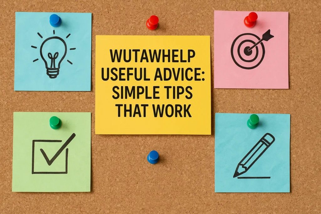 wutawhelp useful advice